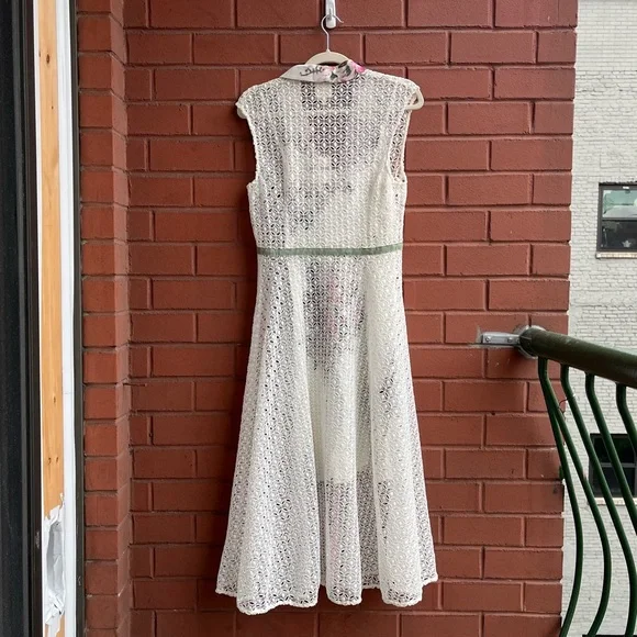 Anthropologie ivory floral shirtdress - Picture 2 of 4